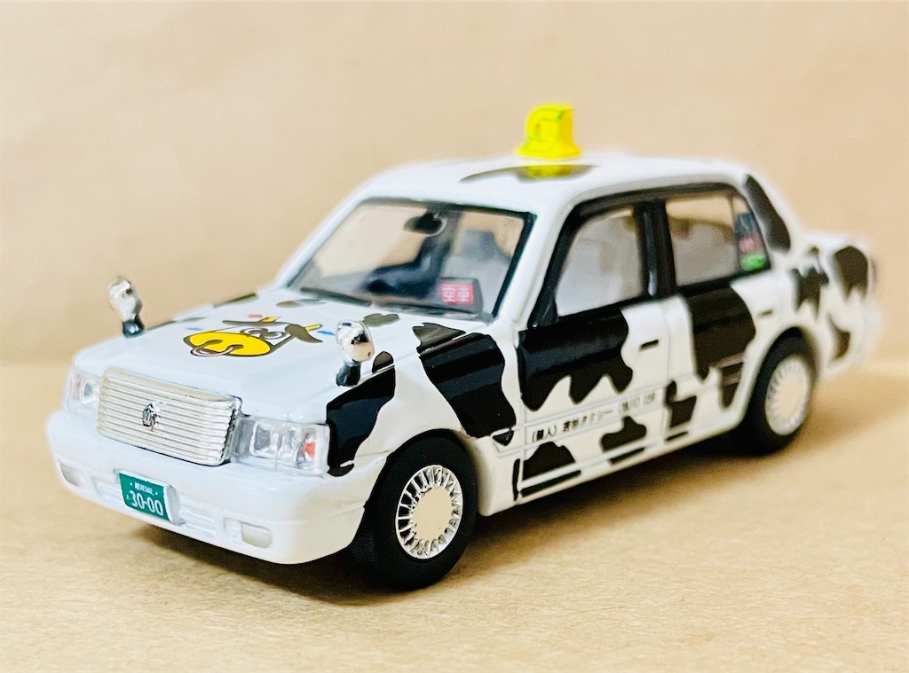 TACCAR タルガ　1/64 クラウン　タクシー　6台セット targa TACCAR 1/64 TOYOTA CROWN COMFORT TAXI タクシー倶楽部 1