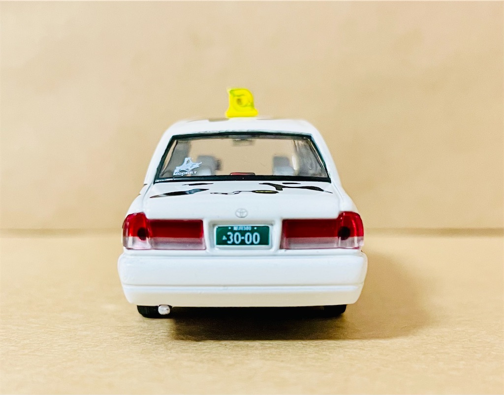 targa TACCAR 1/64 TOYOTA CROWN COMFORT TAXI タクシー倶楽部 1