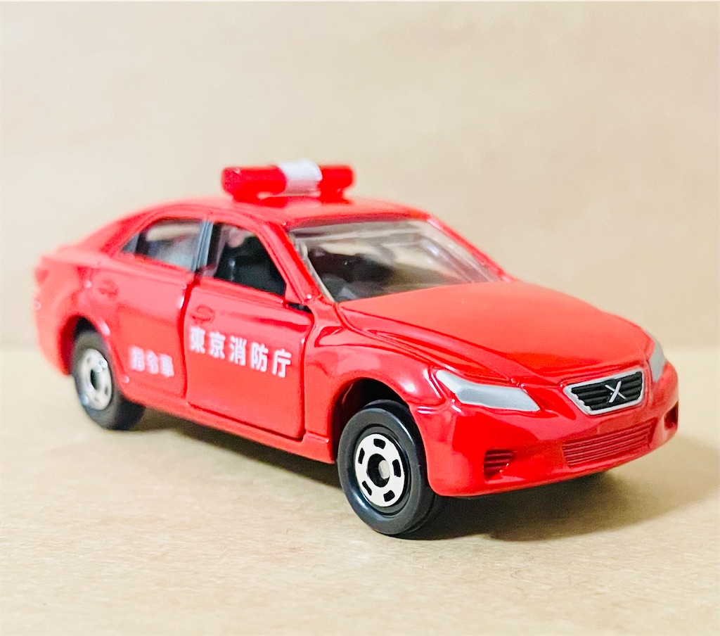 TOMICA TOYOTA MARK X TOMICA FACTORY 東京消防庁 指令車 - usunonooの