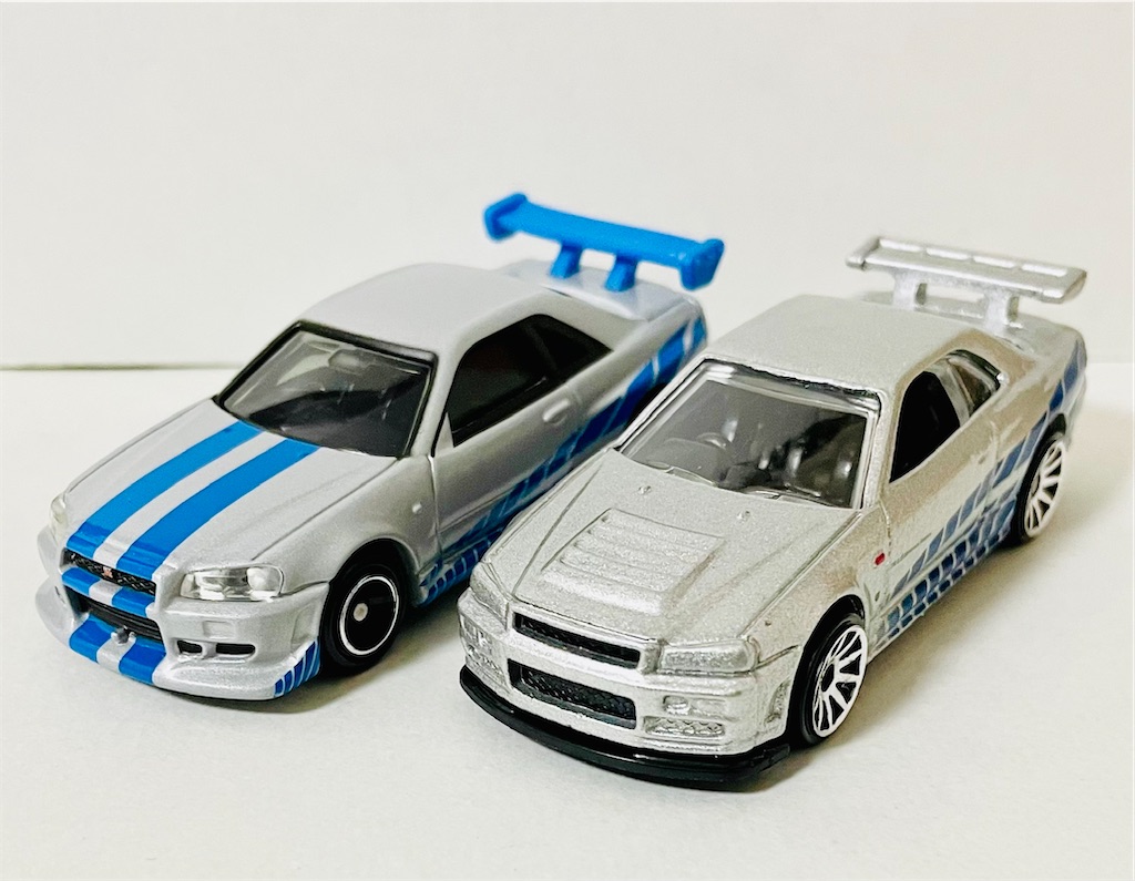 HOTWHEELS NISSAN SKYLINE GT-R （R34） HW FAST & FURIOUS 2 FAST