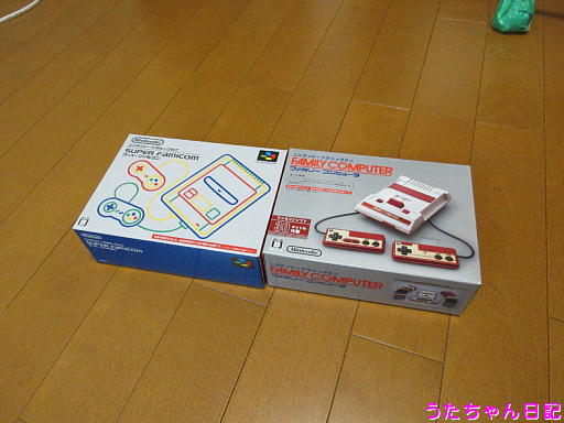 息子と遊びたいテレビゲーム買ってあります♪（ファミコンミニ、スーパーファミコンミニ） - うたちゃん日記