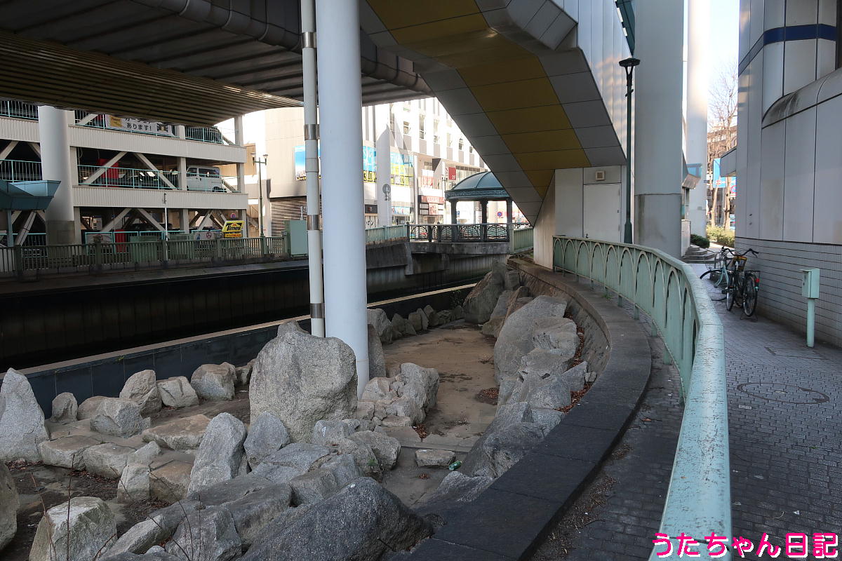 葭川公園付近のお散歩♪（河川としての葭川、千葉都市モノレール、千葉県千葉市中央区中央、本千葉町、富士見） 生き物おでかけ博物図鑑