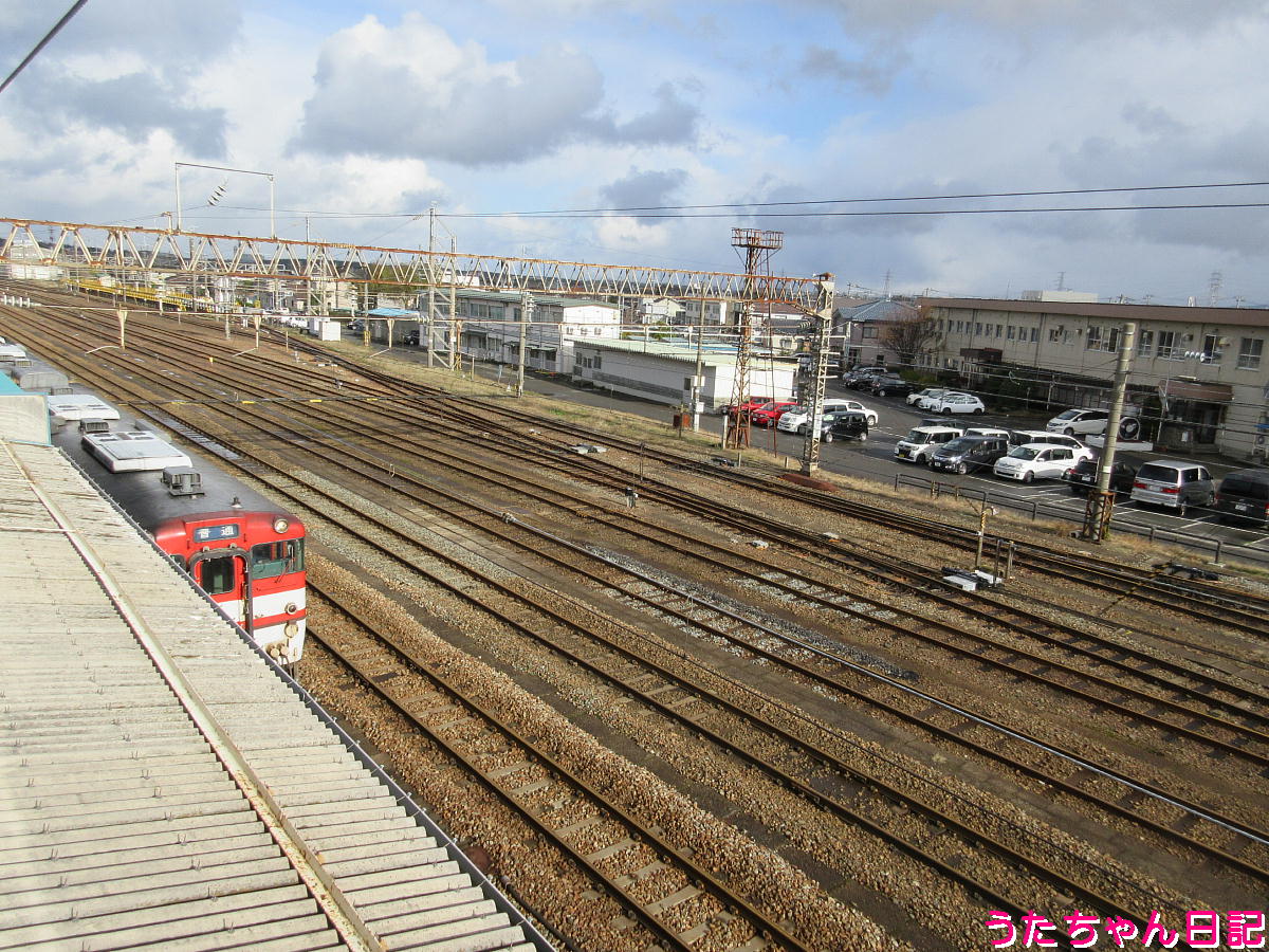 酒田駅その4（2・3番線と車両基地側線群、週末パスJR東日本