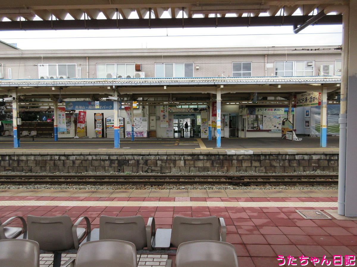 酒田駅その4（2・3番線と車両基地側線群、週末パスJR東日本