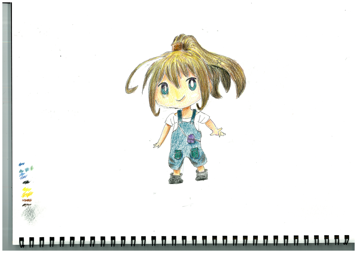 神絵師に憧れるモブ 1枚目 初イラストはオリキャラ うたいまブログ