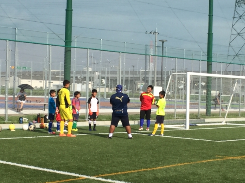 H29 8 22 Nfc Gkスクール 合同練習試合 Uenomiya Taishi Football Club 上宮太子高校サッカー部のブログ
