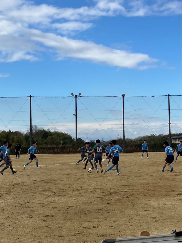 岡崎城西高校サッカー部ピステ ボール保持して攻め続けるも、欠いた前半のメンタル面と後半の