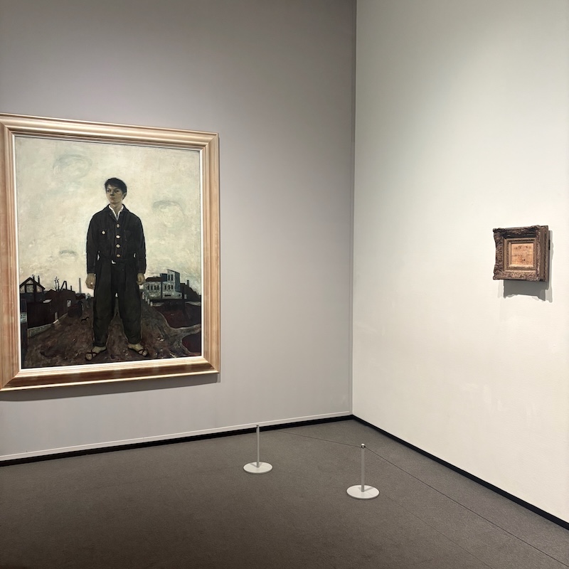 松本竣介「立てる像」