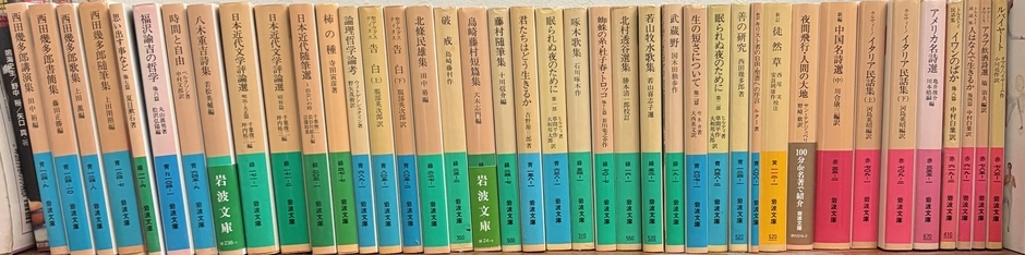 手持ちの岩波文庫