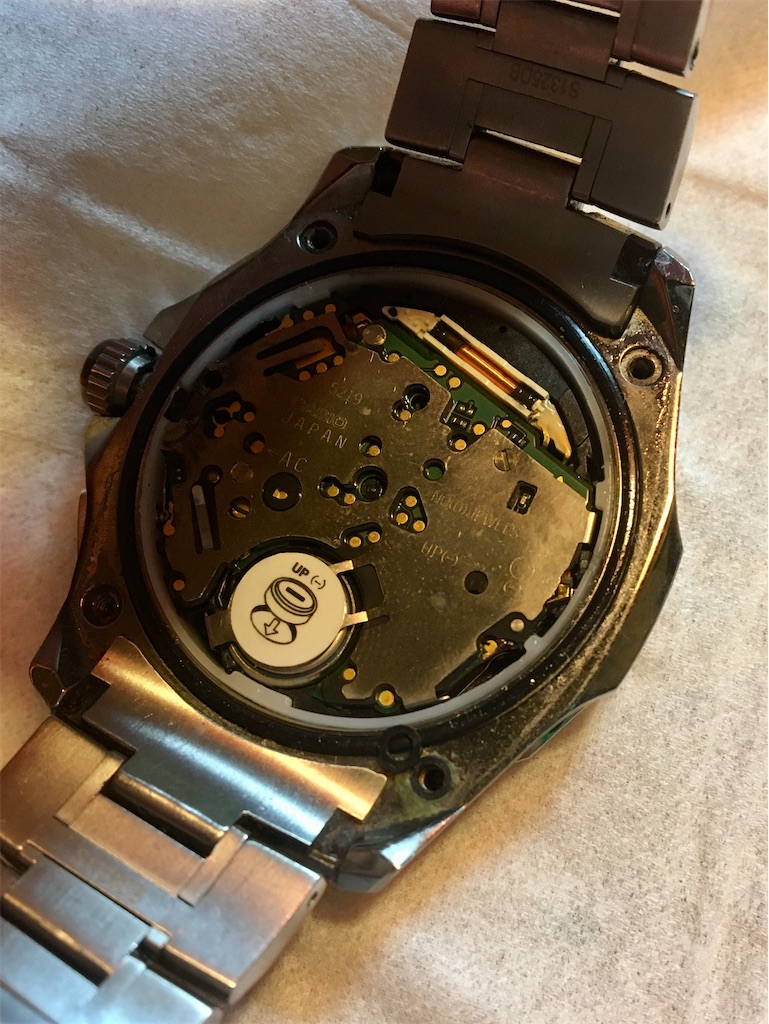 オシアナス 2次電池交換 - ゆっくりパパのまったりライフ