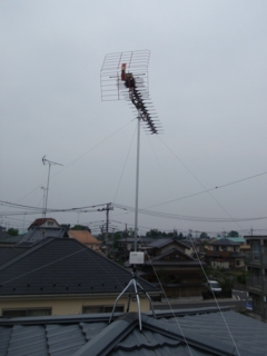 行田市城西S様 アンテナ工事完了。