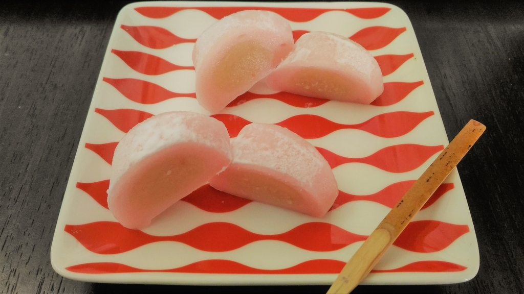 ★白つぶあんが凄く美味しい★ あわしま堂 ひとくちさくら切餅（白つぶあん）