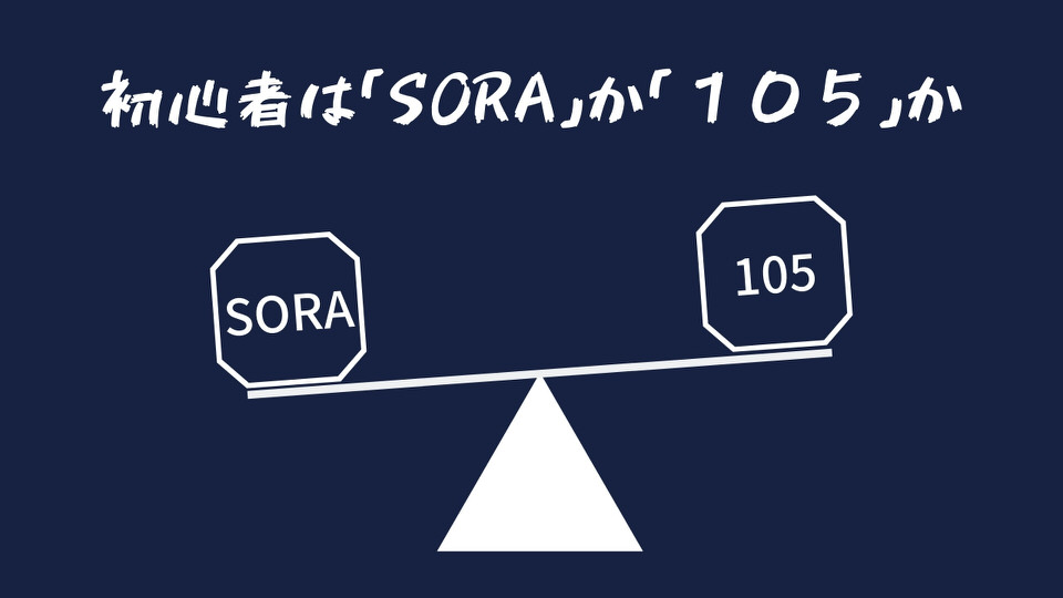 初心者におすすめなコンポーネントはSORAか105です