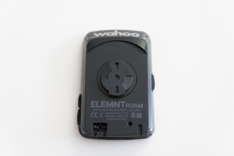 Wahoo ELEMNT ROAMの裏面