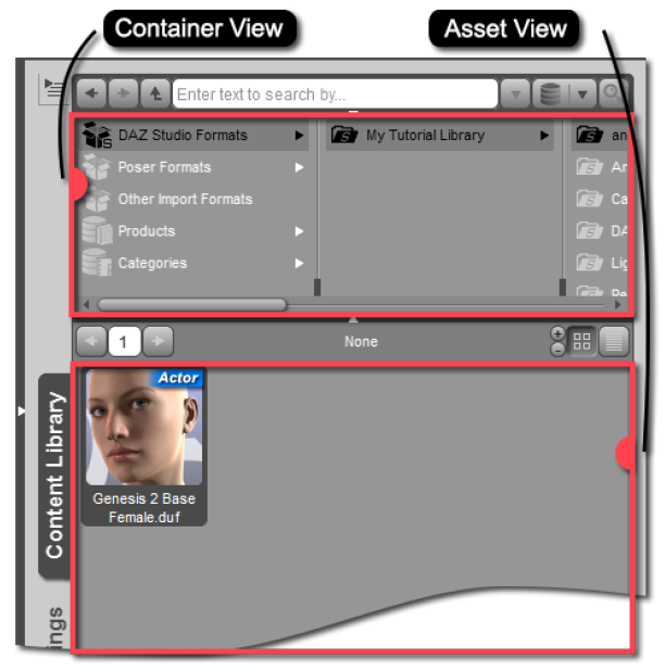 セクション1 5 2 コンテンツライブラリーペイン Daz3d 日本語ユーザーガイド Userguide 非公式 小久保ビデオのガジェット ソフト