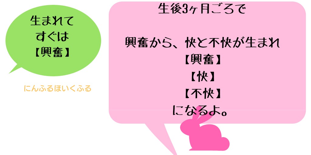 ブリッジスの情緒の分化を保育士試験対策として説明します にんfull ブログ