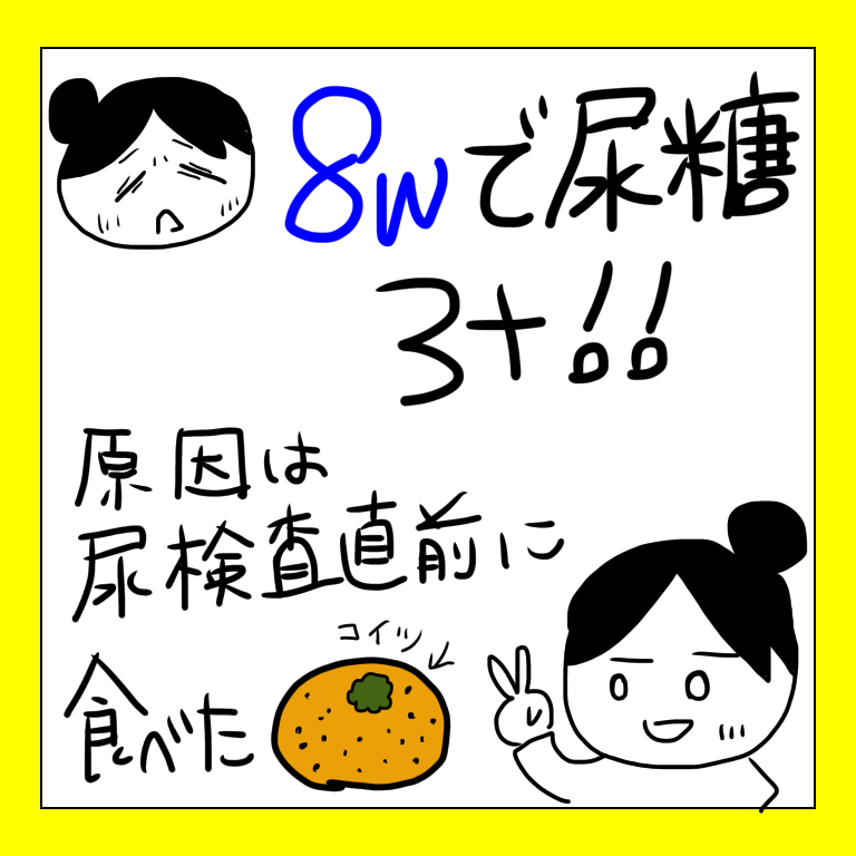 妊娠初期の8ｗで尿糖が3 つわりでミカンしか食べられなかった 知育プット