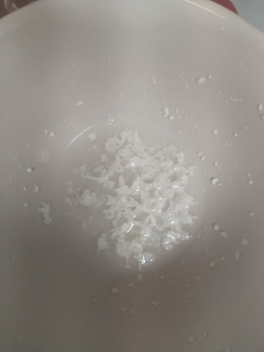 離乳食初期15日目 絹豆腐をレンジでチンしてすり潰そう 初のお豆腐 知育プット