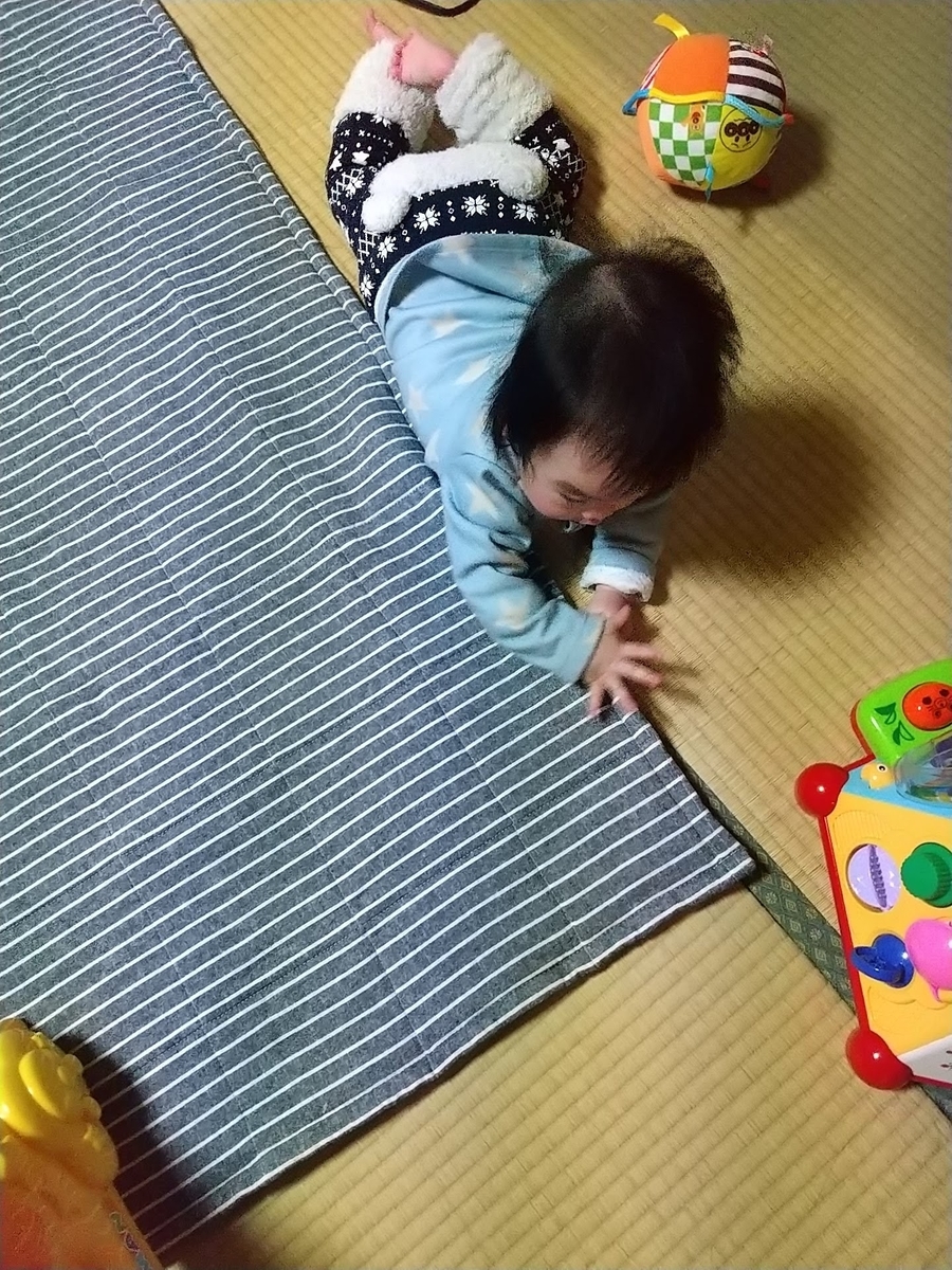 赤ちゃんの後頭部が禿げてる うしろの髪の毛がチリチリです 笑 知育プット