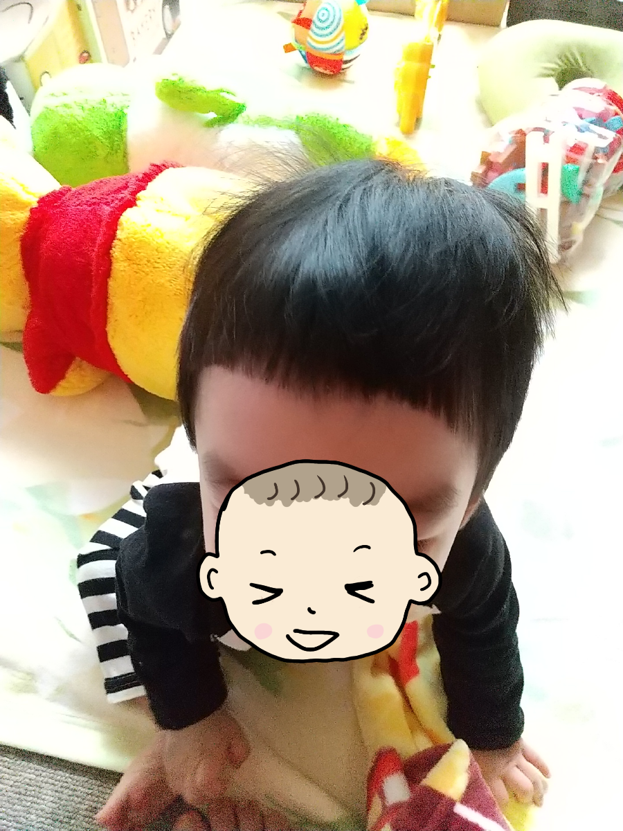 赤ちゃんの髪の毛はいつから切る 生後4ヶ月 毛玉ができて切りました 本格的には生後8ヶ月から 保育士うたのサイト
