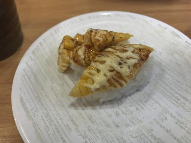 とうもろこし炙りタレマヨにぎり