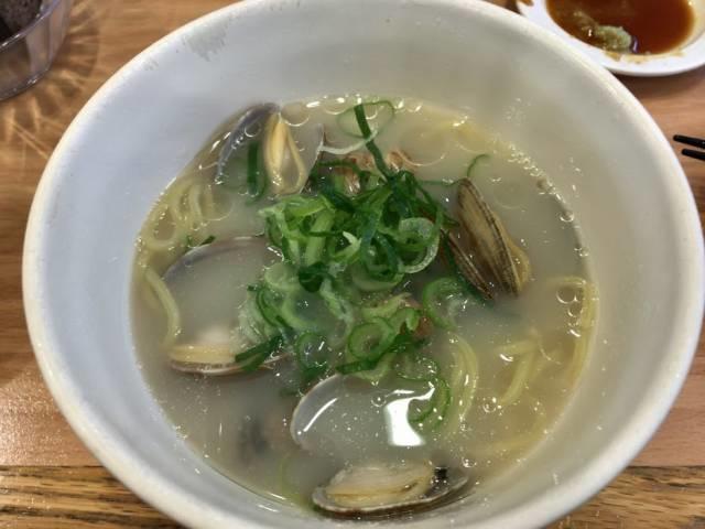 貝の塩ラーメン