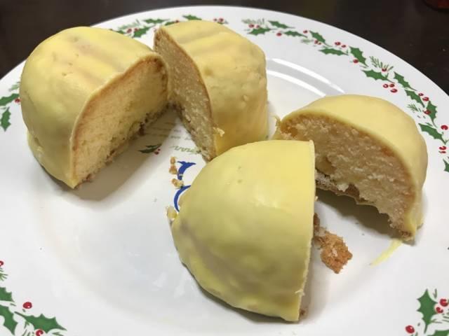 f:id:uwano-sora:20201003134901j:plain カットしたレモンケーキの比較