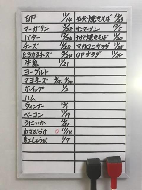 完成したホワイトボード