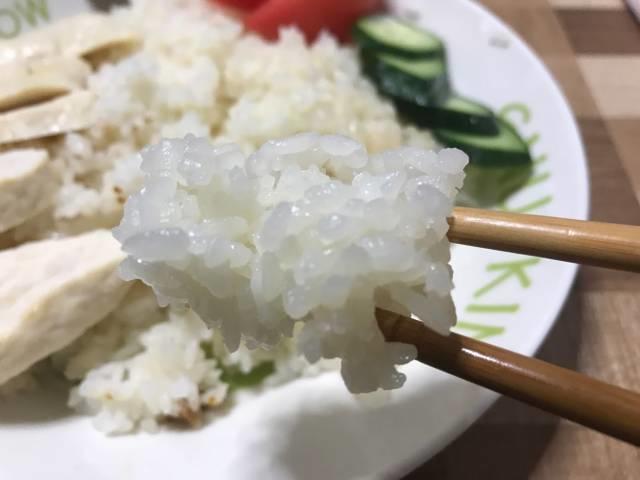 「海南鶏飯」のご飯