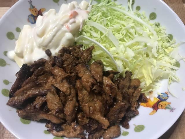 大豆のお肉の生姜焼き