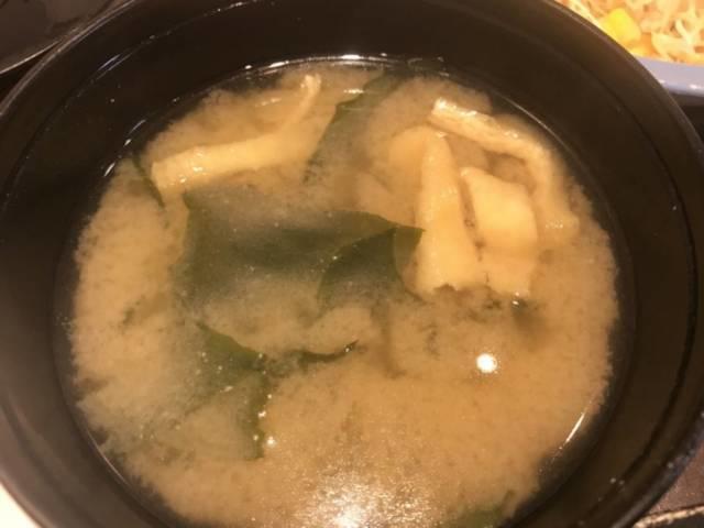 松屋の味噌汁