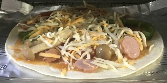 オーブントースターで焼く