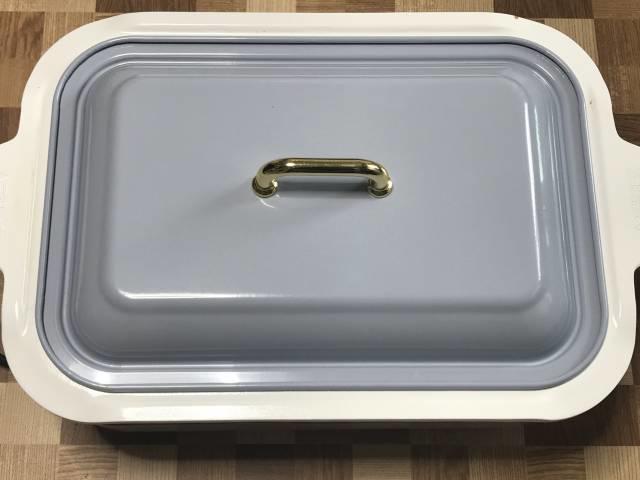 フタをして蒸らす