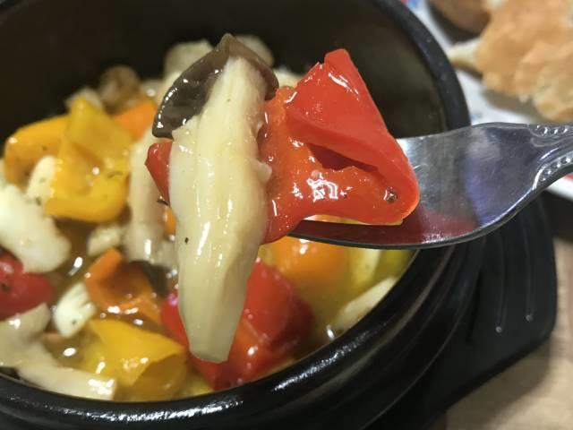 肉厚のパプリカが柔らか