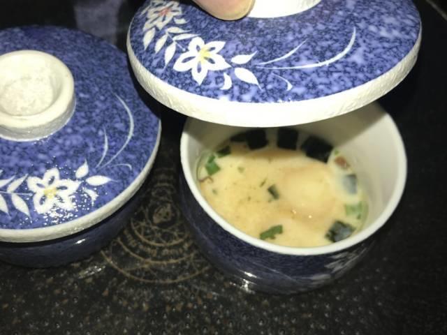 茶わん蒸しの出来上がり