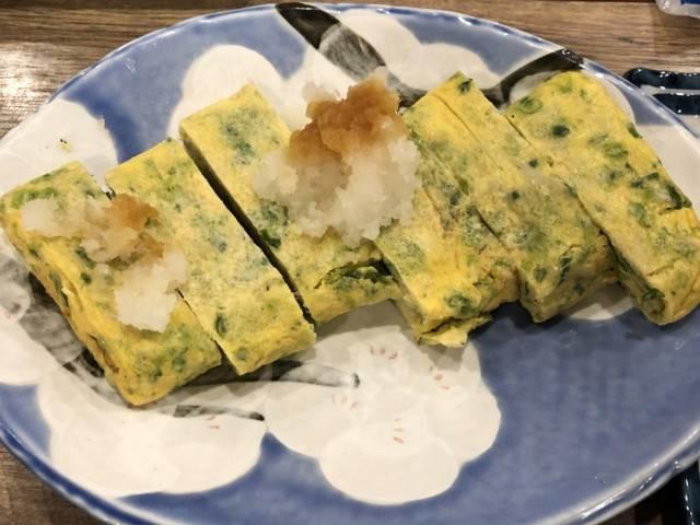 「しらすと海苔の玉子焼き」