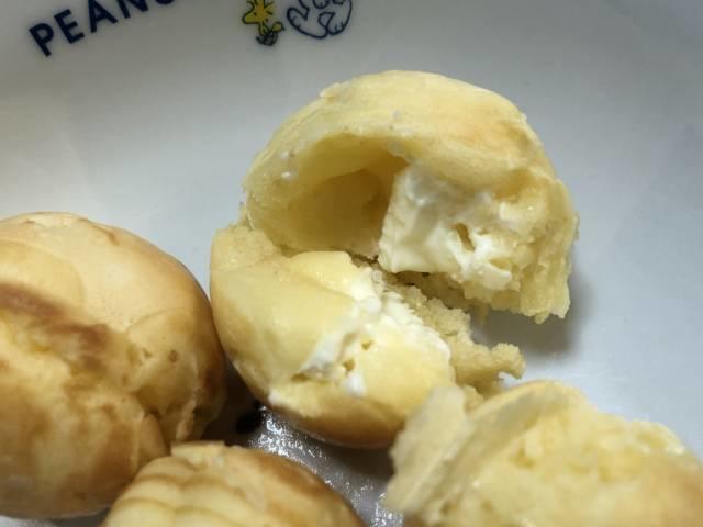 写真:クリームチーズ入りのたこ焼きホットケーキ