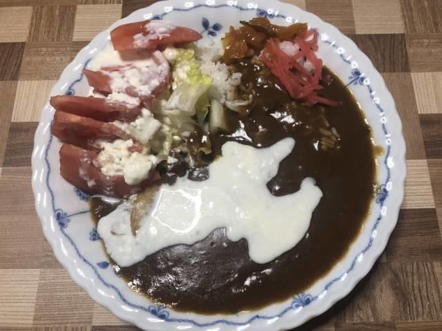 写真:クリームチーズカレーライス