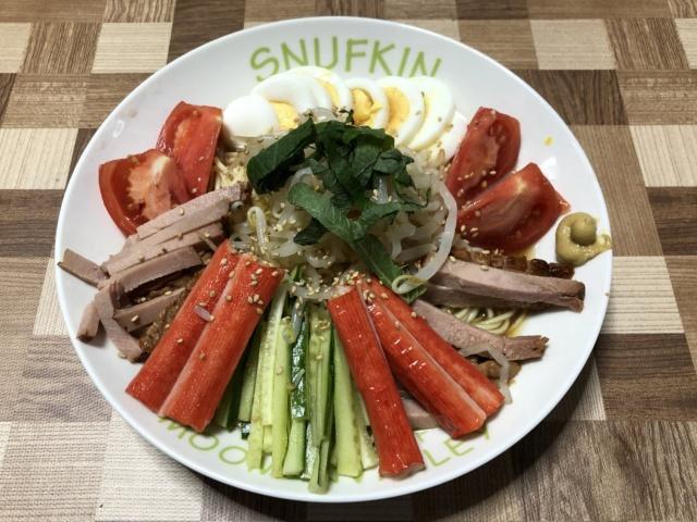 写真:マルタイ棒ラーメンの冷やし中華