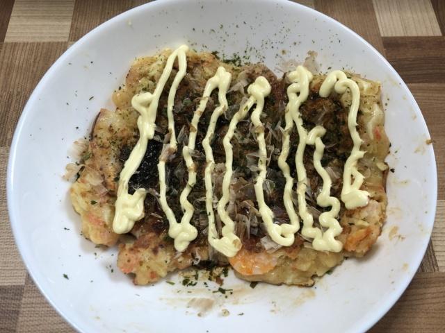 写真:「海鮮お好み焼き」