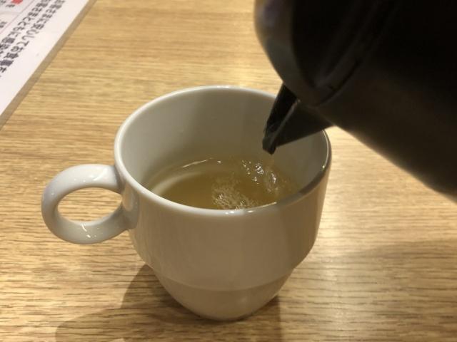 写真:だしを頂く