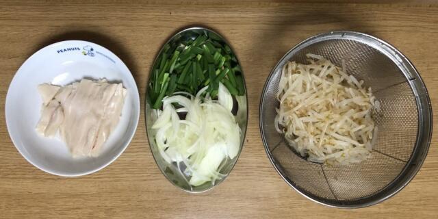 写真:材料の準備