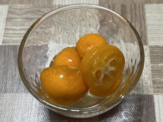 写真:「金柑はちみつ漬け」をそのまま