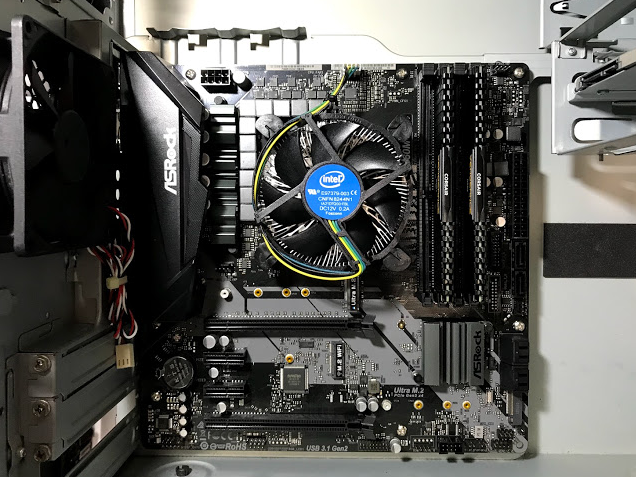 Asrock B360M デスクトップPC (新品PCケース使用) 自宅デスクトップPCの復活（その1）マザーボードの準備、ケース