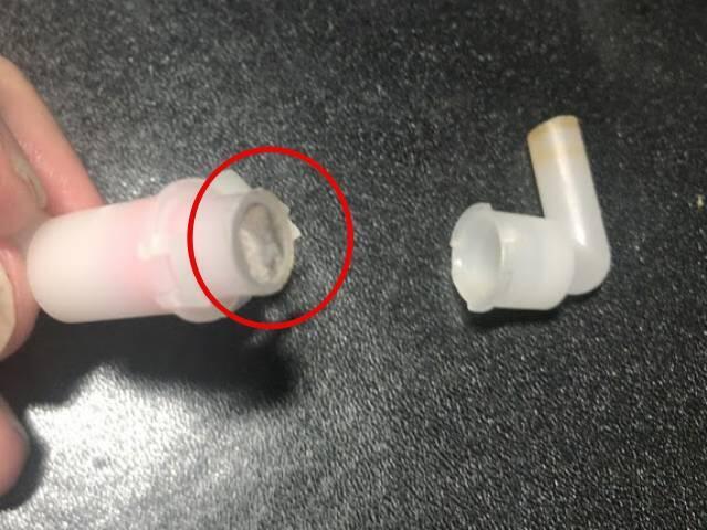 ミューズノータッチ泡ハンドソープの泡製造部分のメッシュ