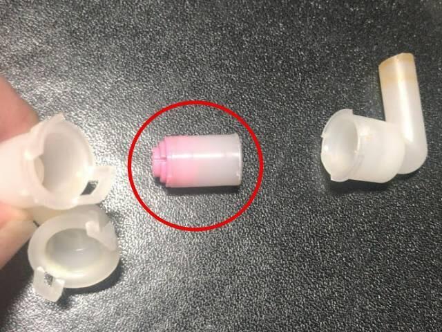 ミューズノータッチ泡ハンドソープの泡製造部分