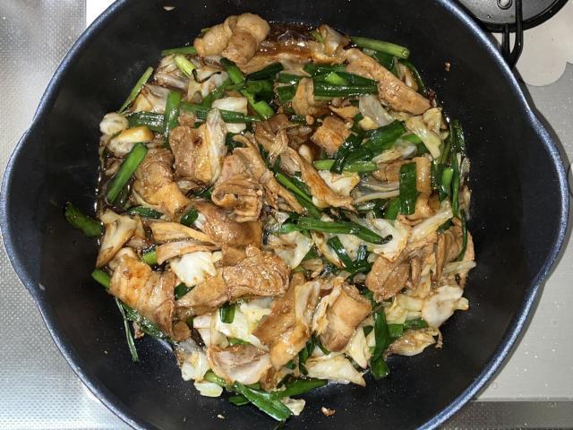 大分名物！にらが主役の炒め物／久原「にら豚炒めキット