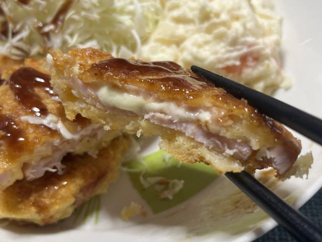 鎌倉ハム「特選ロースハム」で作る「チーズハムカツ」 - sora's