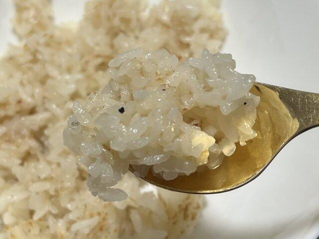 写真:「しらすチャーハン」をもうひとくち