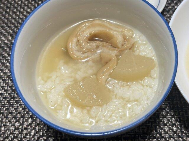 写真:「ちゃんこおでん」でだし茶漬け